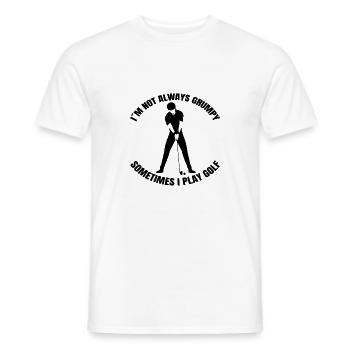 Golf Quote Golf Club Golf Ball Golfer - Men's T-Shirt - white - Front - AI Model Male 178 dark (178cm)