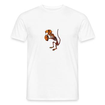 Eichhörnchen Skelett - Aestethic Goblincore - Männer T-Shirt - Weiß - Vorne - AI Model Male 178 dark (178cm)