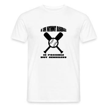 Baseball Baseballteam Baseballer Baseballspieler - Männer T-Shirt - Weiß - Vorne - AI Model Male 178 dark (178cm)
