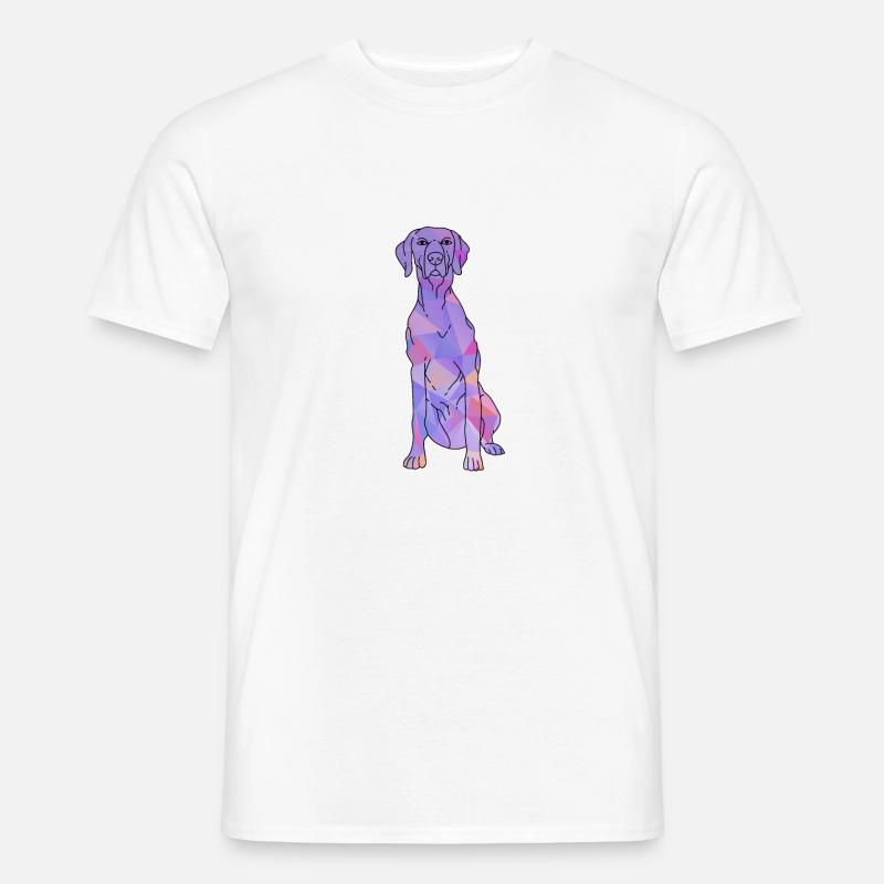 Weimaraner - Männer T-Shirt - Weiß