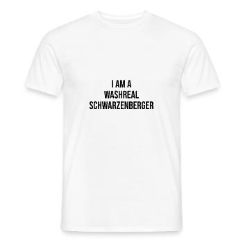Ein Waschechter Schwarzenberger - Männer T-Shirt - Weiß - Vorne - AI Model Male 178 dark (178cm)