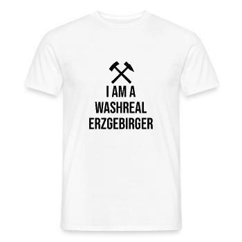 Ich bin ein Waschechter Erzgebirger - Männer T-Shirt - Weiß - Vorne - AI Model Male 178 dark (178cm)