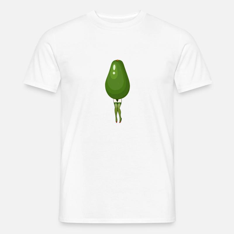 Avocado - Männer T-Shirt - Weiß