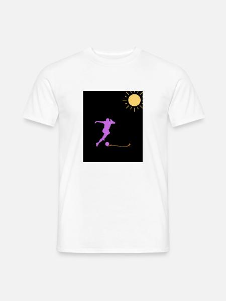fussball picture - Männer T-Shirt - Weiß