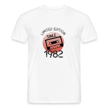 Limited Edition 1982 retro - Männer T-Shirt - Weiß - Vorne - AI Model Male 178 dark (178cm)