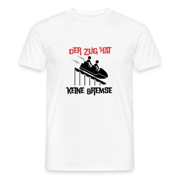 Der Zug hat keine Bremse Mallorca 2023 Party Malle - Männer T-Shirt - Weiß - Vorne - AI Model Male 178 dark (178cm)