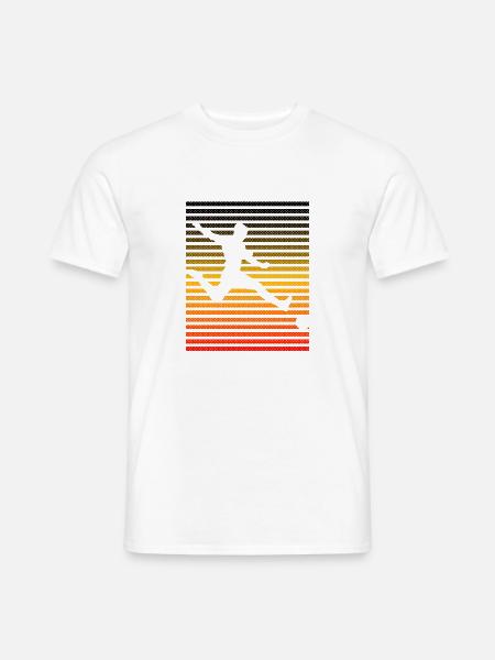 Fußball Deutschland - Männer T-Shirt - Weiß