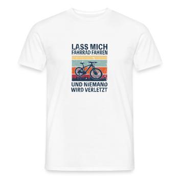 Fahrrad Retro lustiger Spruch Radfahrer - Männer T-Shirt - Weiß - Vorne - AI Model Male 178 dark (178cm)