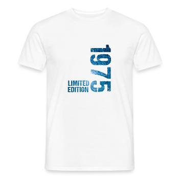 18 JAHRE 18. GEBURTSTAG LIMITED EDITION 1975 - Männer T-Shirt - Weiß - Vorne - AI Model Male 178 dark (178cm)