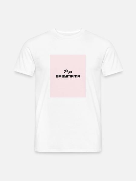 Babymama - Männer T-Shirt - Weiß