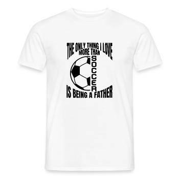 Fußballmannschaft Fußballspieler Fußballdesign - Männer T-Shirt - Weiß - Vorne - AI Model Male 178 dark (178cm)