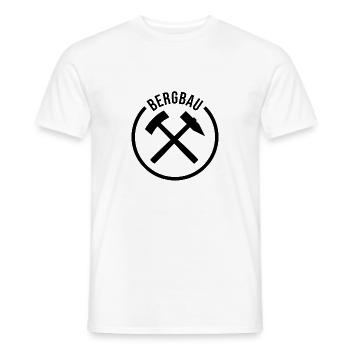 Bergbau Glück auf Erzgebirge - Männer T-Shirt - Weiß - Vorne - AI Model Male 178 dark (178cm)