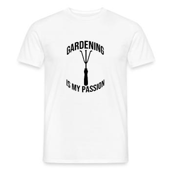 Jardin cadeau jardinier verger jardinier amateur - T-shirt homme - blanc - Devant - AI Model Male 178 dark (178cm)