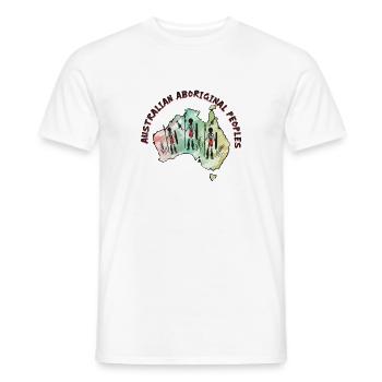 Aboriginal Peoples History - Männer T-Shirt - Weiß - Vorne - AI Model Male 178 dark (178cm)
