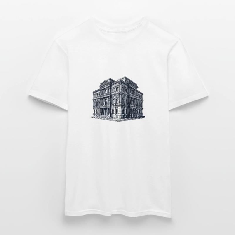 Edificio storico T-shirt uomo