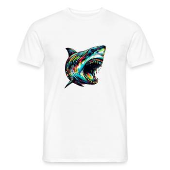 Hai - Männer T-Shirt - Weiß - Vorne - AI Model Male 178 dark (178cm)