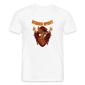 Winged Spirit 1 - Men's T-Shirt - white - Front - AI Model Male 178 dark (178cm)