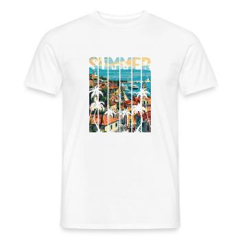 Croatie Croatie Hrvatska voyage été opatija - T-shirt homme - blanc - Devant - AI Model Male 178 dark (178cm)