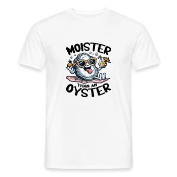 Witziges Austern-Design - Männer T-Shirt - Weiß - Vorne - AI Model Male 178 dark (178cm)