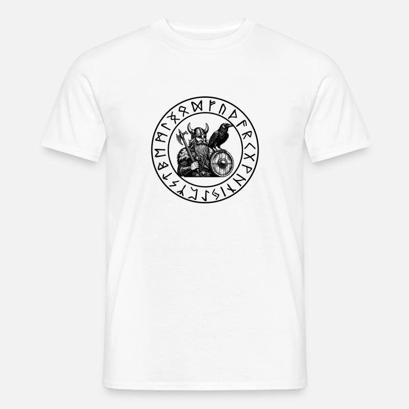 Wikinger - Männer T-Shirt - Weiß