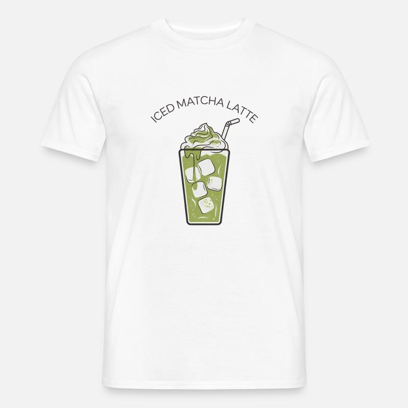 Iced Matcha Latte 2 - Männer T-Shirt - Weiß