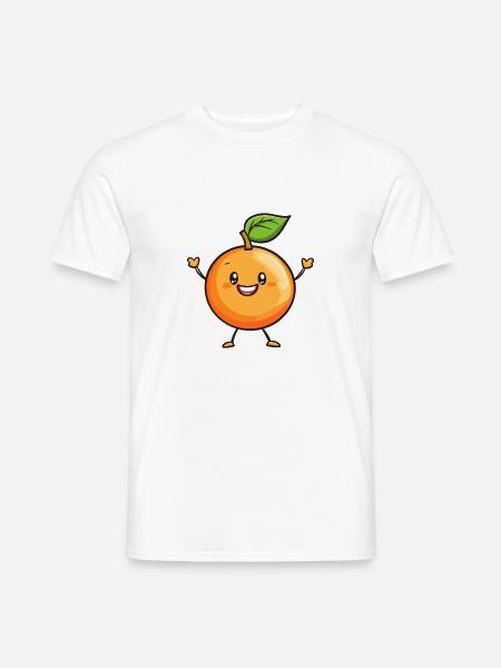 Funny Orange - Men's T-Shirt - white