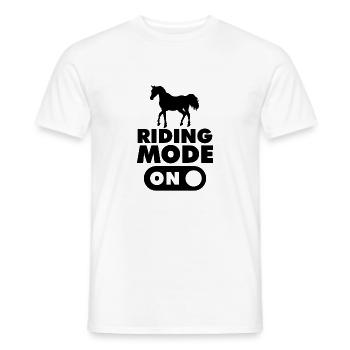 Drôle de dicton de cheval - T-shirt homme - blanc - Devant - AI Model Male 178 dark (178cm)