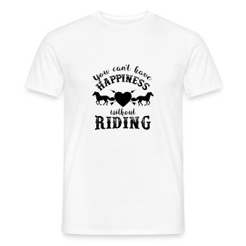 Drôle de dicton de cheval - T-shirt homme - blanc - Devant - AI Model Male 178 dark (178cm)