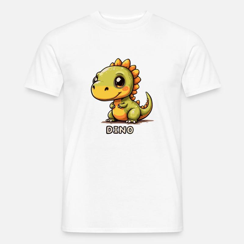 DINOSAURIER - Männer T-Shirt - Weiß
