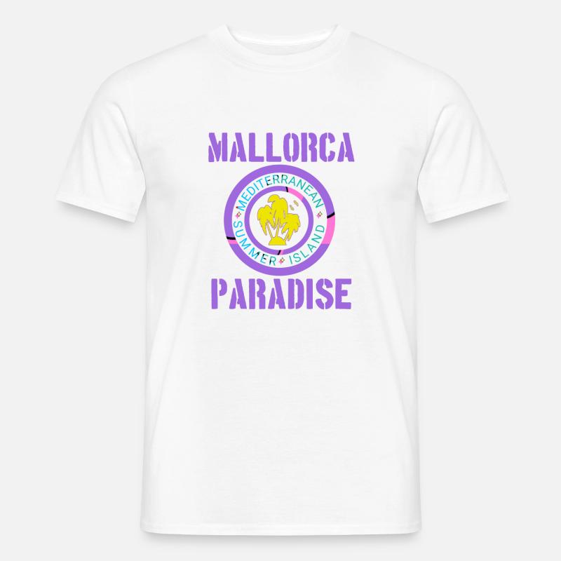 Mallorca Palma Insel - Männer T-Shirt - Weiß