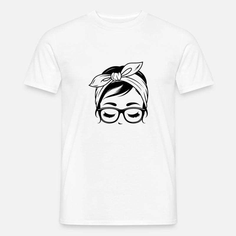 SÜSSES MÄDCHEN - Männer T-Shirt - Weiß