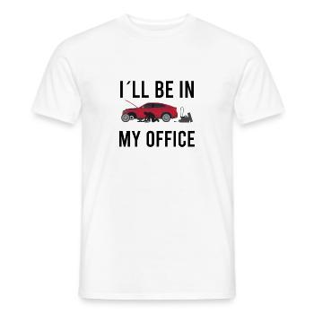 KFZ – Mechaniker Car Mechanik Vintage Werkstatt - Männer T-Shirt - Weiß - Vorne - AI Model Male 178 dark (178cm)