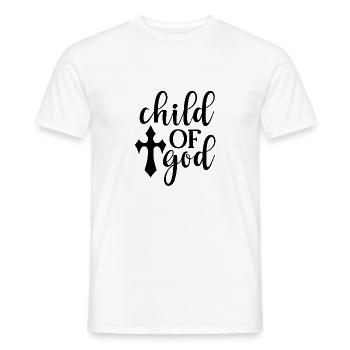 Kind Gottes - Männer T-Shirt - Weiß - Vorne - AI Model Male 178 dark (178cm)
