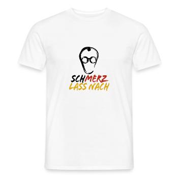 Schmerz lass nach - nein zu Merz - Kanzler - Männer T-Shirt - Weiß - Vorne - AI Model Male 178 dark (178cm)