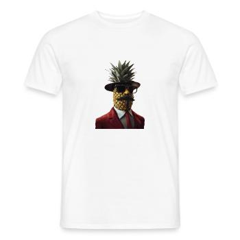 Ananas - Männer T-Shirt - Weiß - Vorne - AI Model Male 178 dark (178cm)