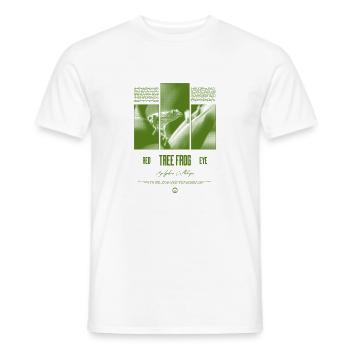 Rotäugiger Laubfrosch Regenwald Amphibie - Männer T-Shirt - Weiß - Vorne - AI Model Male 178 dark (178cm)