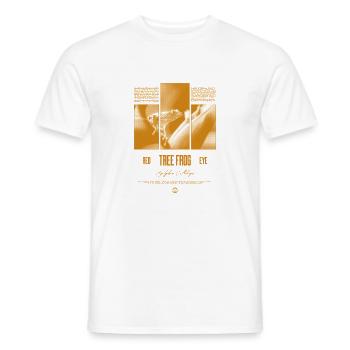 Rotäugiger Laubfrosch Regenwald Amphibie - Männer T-Shirt - Weiß - Vorne - AI Model Male 178 dark (178cm)