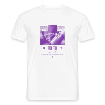 Rotäugiger Laubfrosch Regenwald Amphibie - Männer T-Shirt - Weiß - Vorne - AI Model Male 178 dark (178cm)