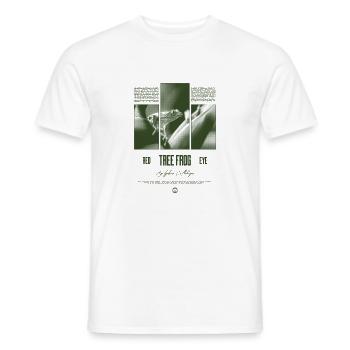 Rotäugiger Laubfrosch Regenwald Amphibie - Männer T-Shirt - Weiß - Vorne - AI Model Male 178 dark (178cm)