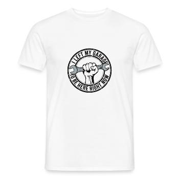 Fier dicton d’artisan amateur - T-shirt homme - blanc - Devant - AI Model Male 178 dark (178cm)
