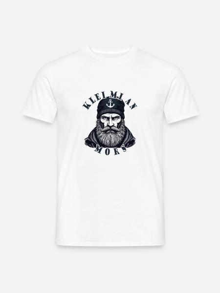 Ostfriesische Nordsee Seemann Klei Mi An Mors - Männer T-Shirt - Weiß
