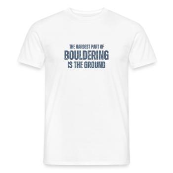 Bouldern Boulderer Boulder - Männer T-Shirt - Weiß - Vorne - AI Model Male 178 dark (178cm)