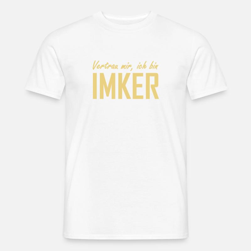 Imker - Männer T-Shirt - Weiß