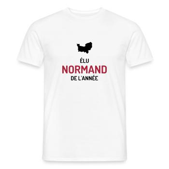 Normandie / Normand / Normande / France - Männer T-Shirt - Weiß - Vorne - AI Model Male 178 dark (178cm)