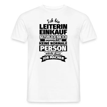 Leiterin Einkauf Geschenke - Männer T-Shirt - Weiß - Vorne - AI Model Male 178 dark (178cm)