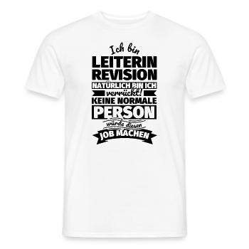Leiterin Revision Geschenke - Männer T-Shirt - Weiß - Vorne - AI Model Male 178 dark (178cm)