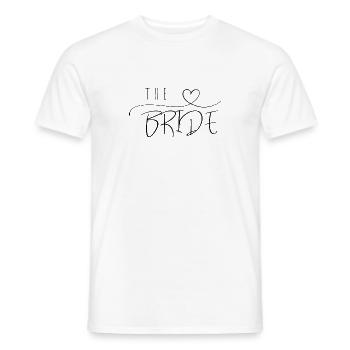 La mariée - T-shirt homme - blanc - Devant - AI Model Male 178 dark (178cm)