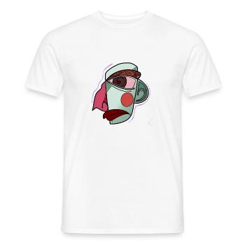 eye - Männer T-Shirt - Weiß - Vorne - AI Model Male 178 dark (178cm)