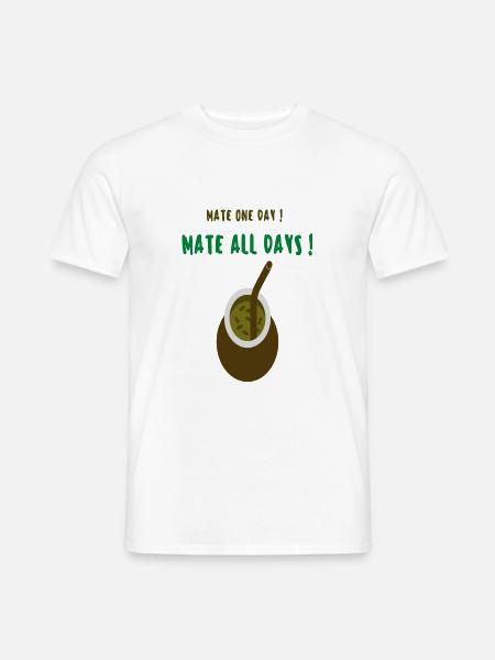 MATE ALL DAYS - T-shirt homme - blanc