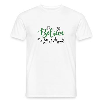 Glauben - Männer T-Shirt - Weiß - Vorne - AI Model Male 178 dark (178cm)